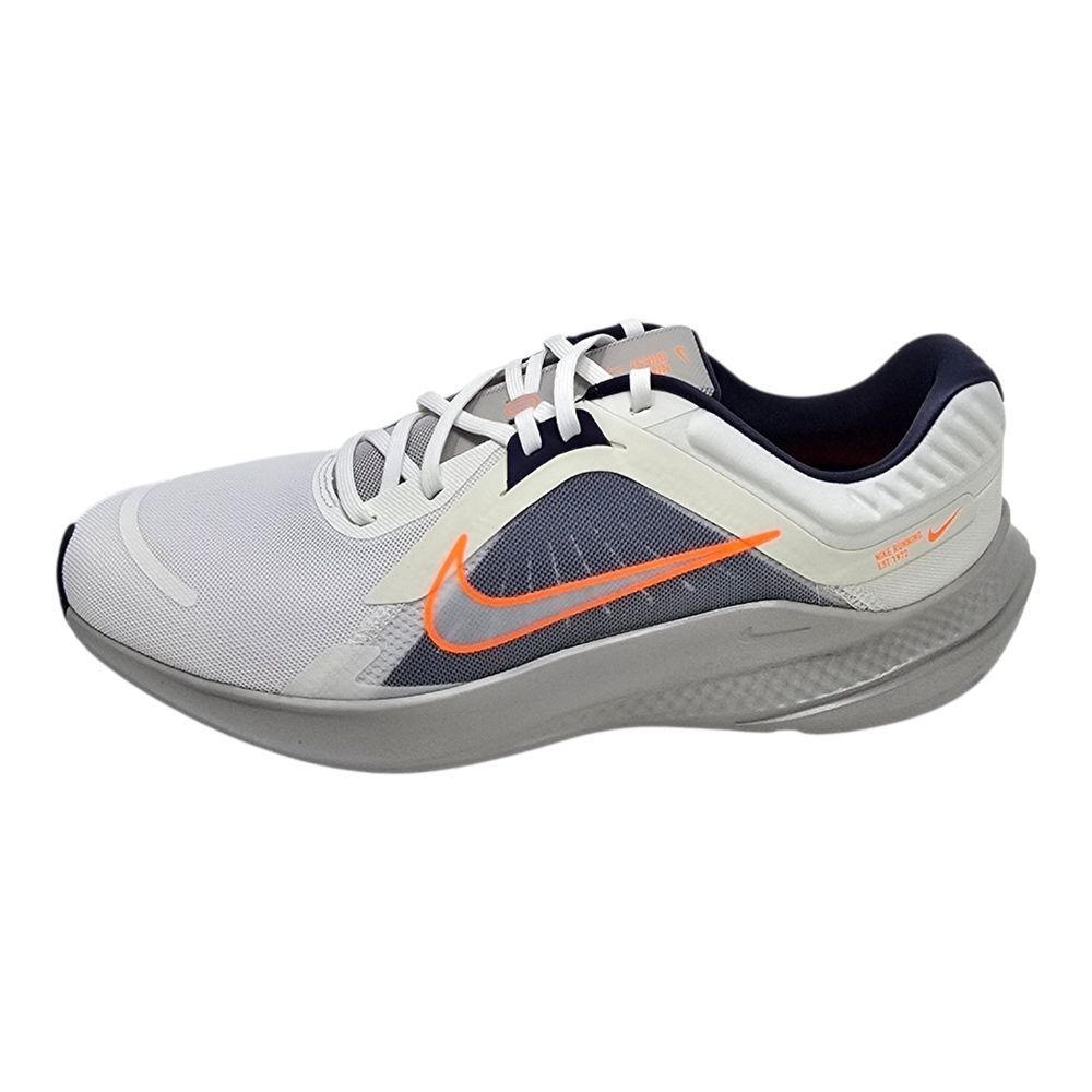 Nike Men Quest 5 Sail Total Orange Blue Size 13 DD0204-103 Running Training